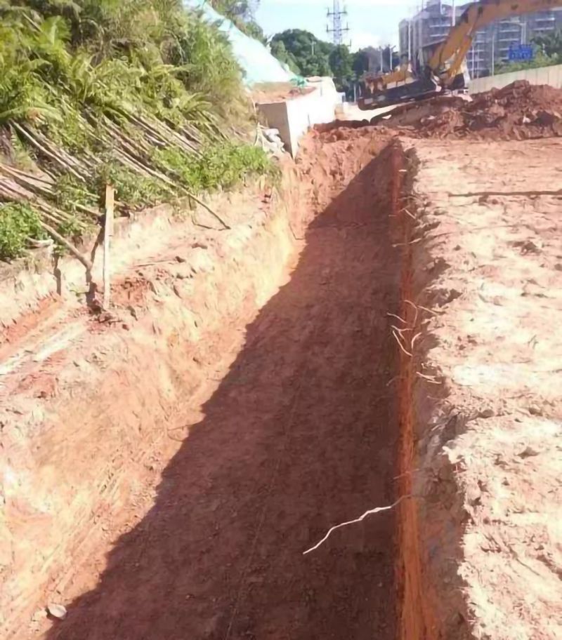 九游电器电缆沟施工